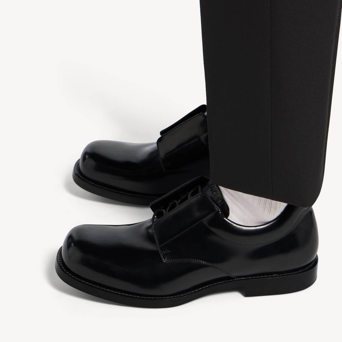 Men's Comfy Derby in Black | Balenciaga Lithuania EN - Image 6