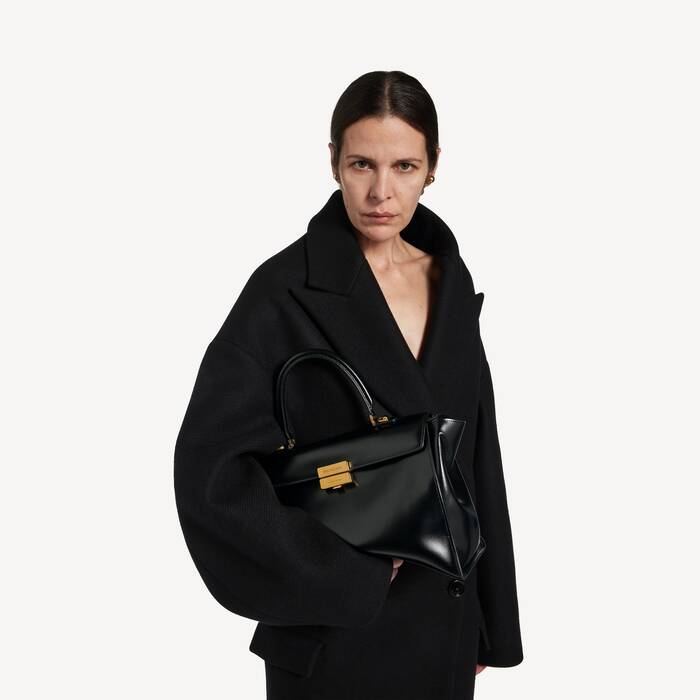 Hourglass Avenue Henkeltasche Mittelgro&szlig; f&uuml;r Damen in Schwarz - Damen | Balenciaga Deutschland DE - Image 2