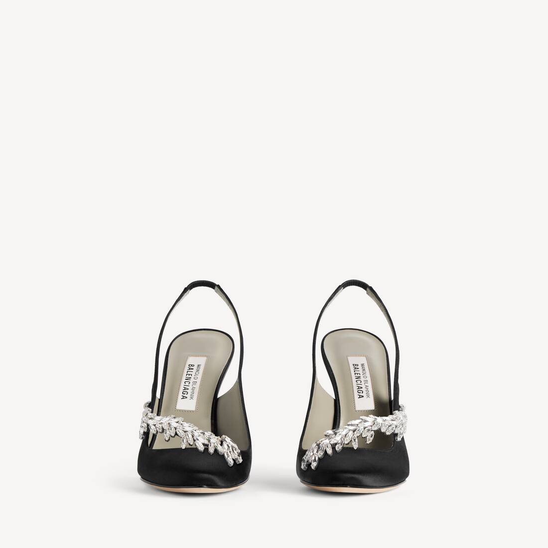 Women's Balenciaga | Manolo Blahnik Slingback in Black | Balenciaga Bulgaria EN - Image 2
