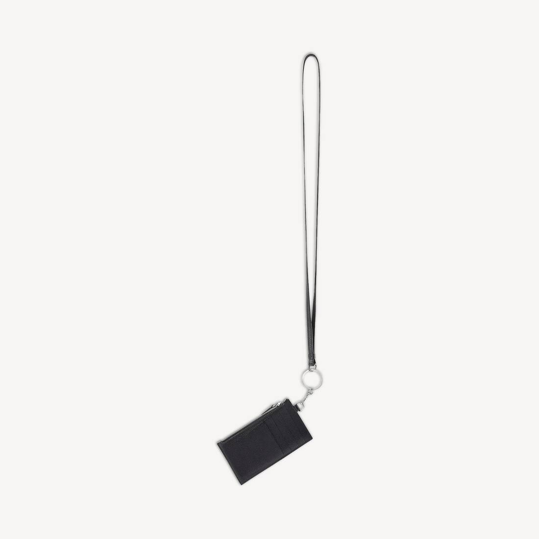 Cash Card Case On Keychain in Black | Balenciaga United States EN - Image 2