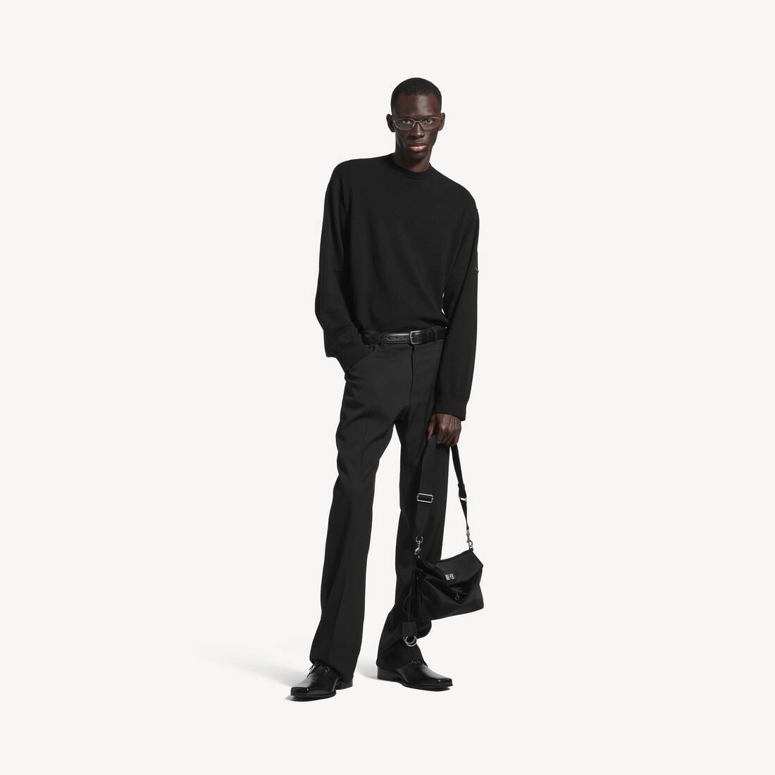 Sac Messenger Rodeo Petit pour Homme en Noir | Balenciaga Canada FR - Image 7