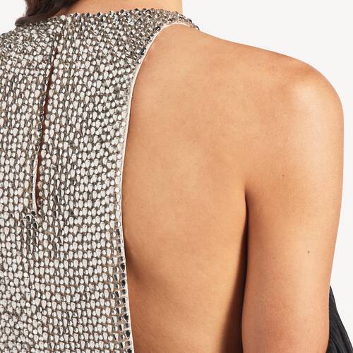 robe maxi brod&eacute;e