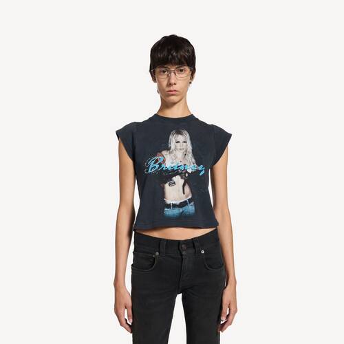 balenciaga music | britney spears series shrunk t-shirt