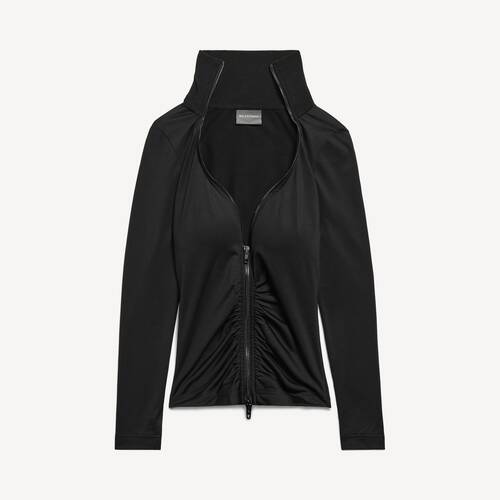 bra cup zip-up jacket