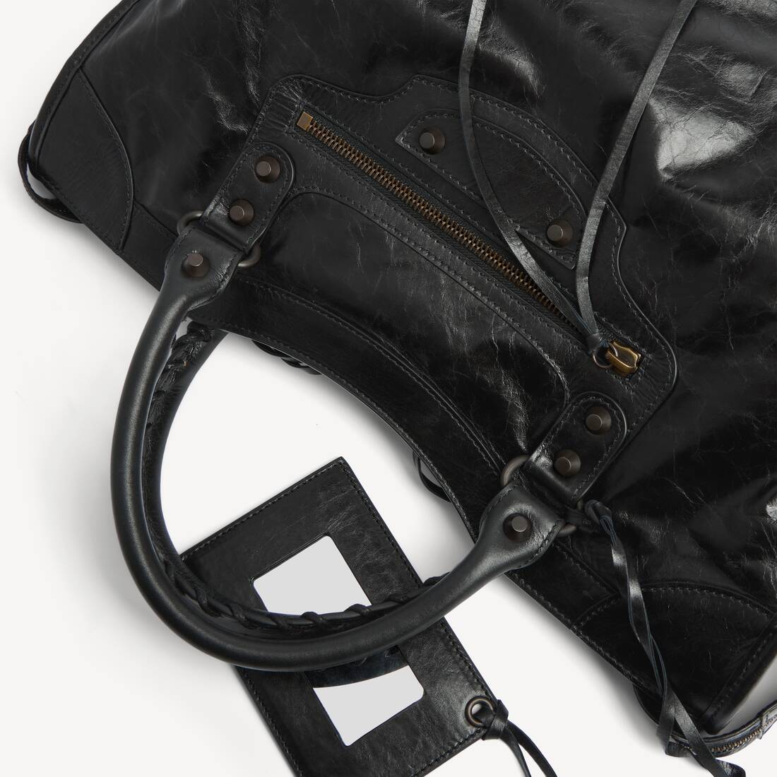 Women's Le City Bag Medium in Black | Balenciaga Netherlands EN - Image 6