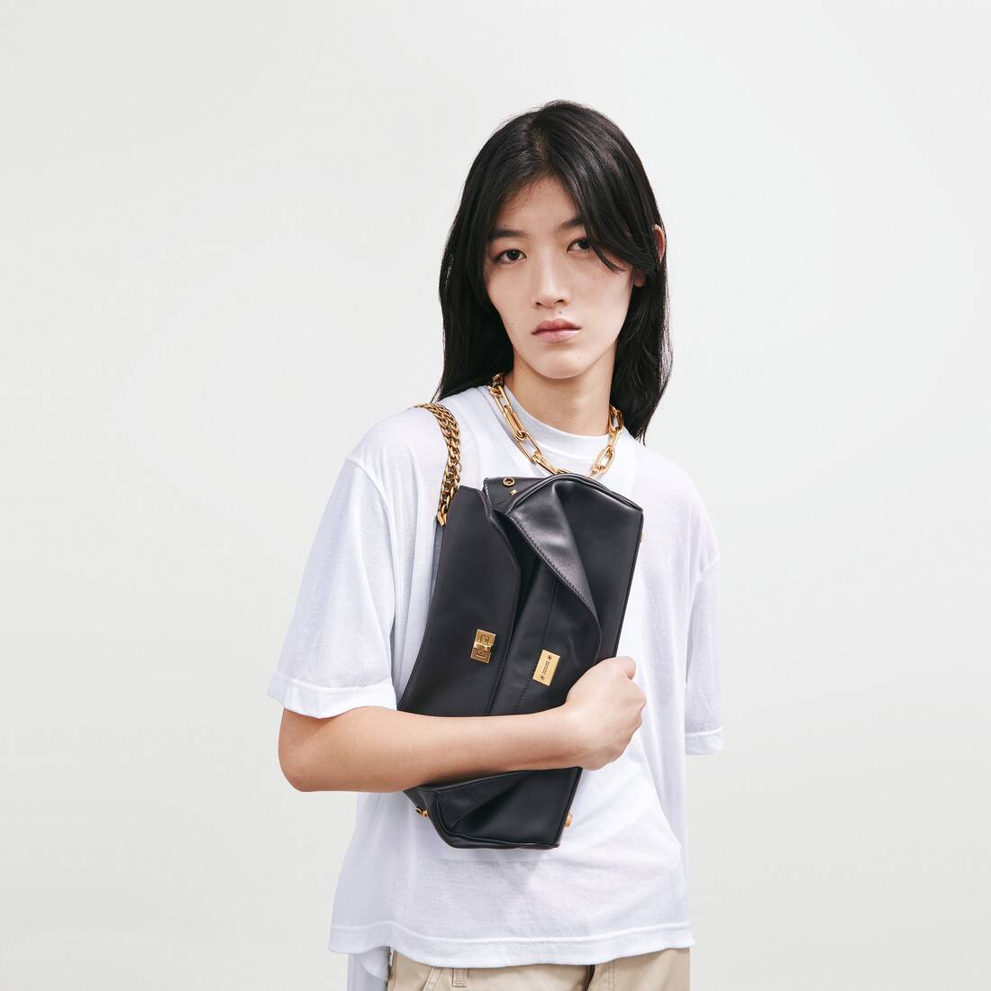 Borsa Con Catena Rodeo East-west  da Donna in Nero | Balenciaga Italia IT - Image 8