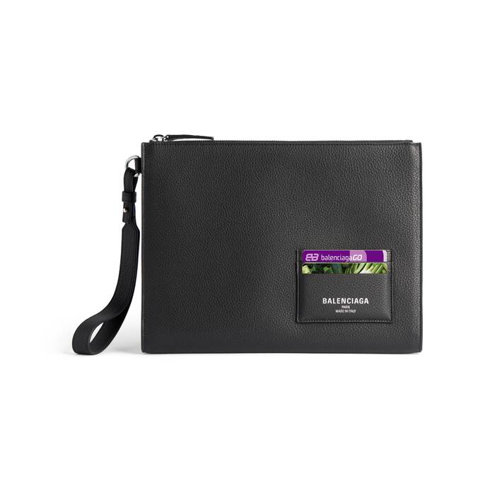 Pochette Credit pour Homme en Noir - Homme | Balenciaga France FR - Image 1