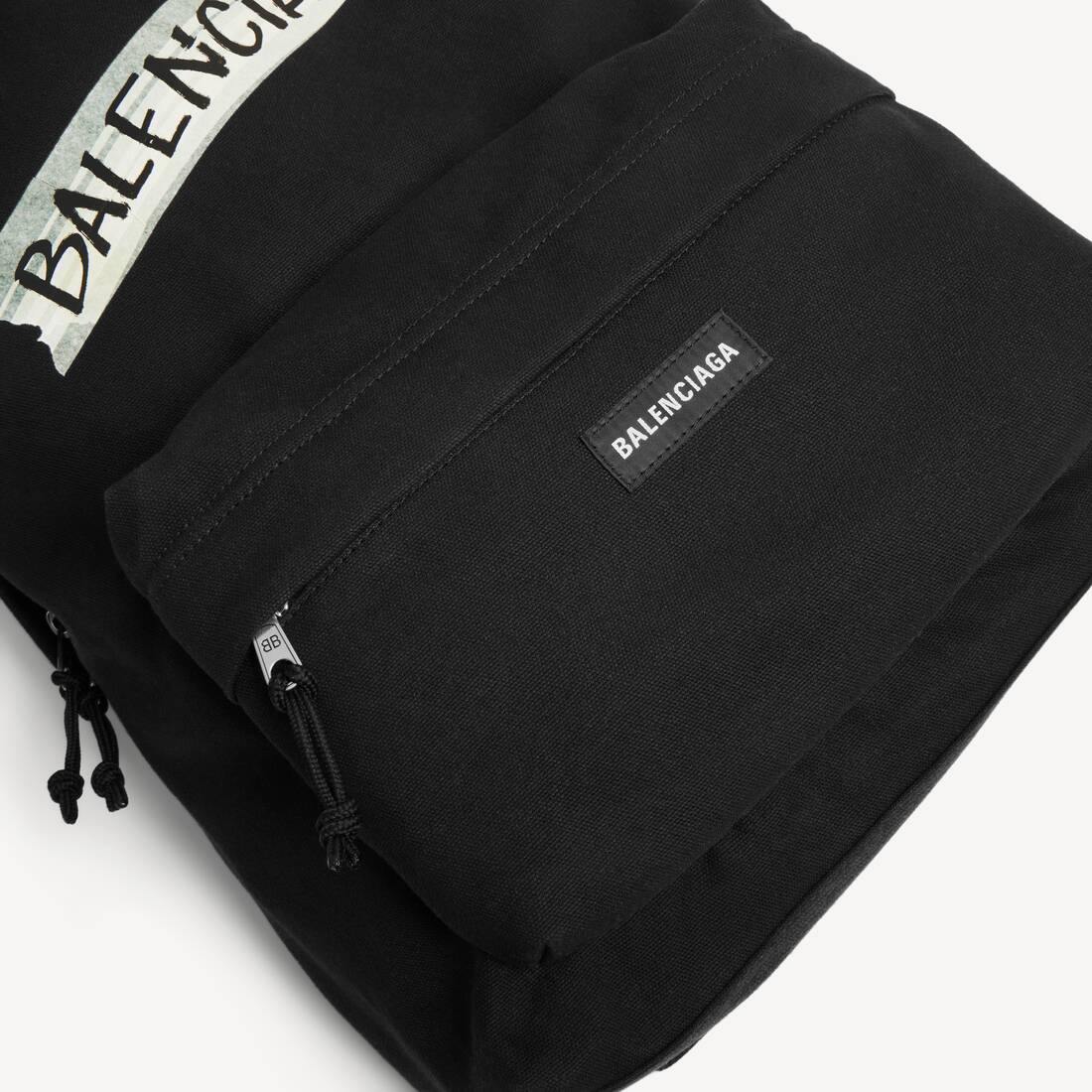 Men's Explorer Backpack in Black | Balenciaga Australia EN - Image 5