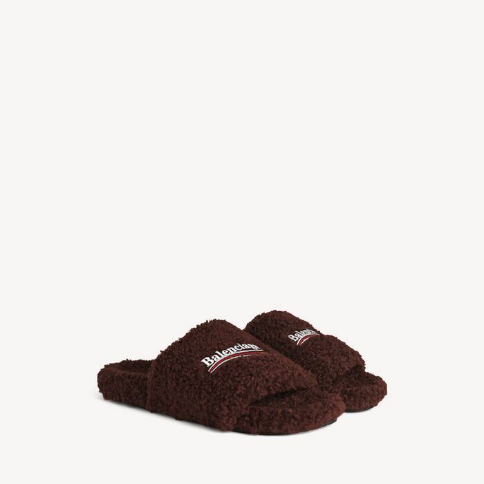 Mule Abierta Furry para Hombre en Castagna - Hombre | Balenciaga Espa&ntilde;a ES - Image 2