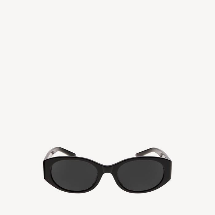 &Oacute;culos De Sol Tuesday Round Af  para Ela em Preto - Ela | Balenciaga Brasil PT - Image 1