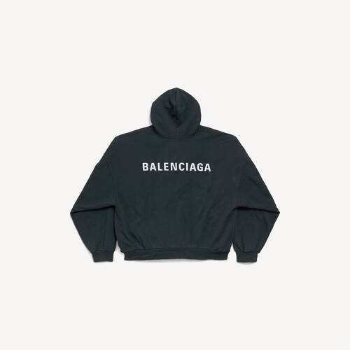 balenciaga back polo hoodie