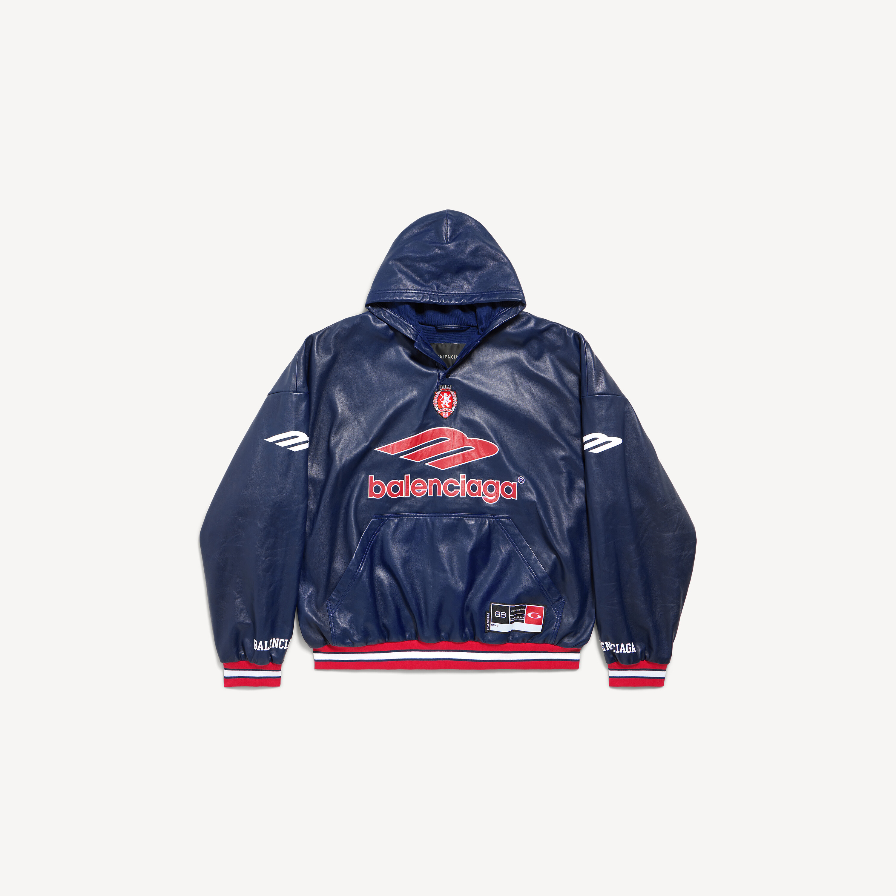 BALENCIAGA 828531 ダメージ加工ボーダーポロシャツ BALENCIAGA（バレンシアガ） LAUREL CLASSIC S/S ローレルクラシック