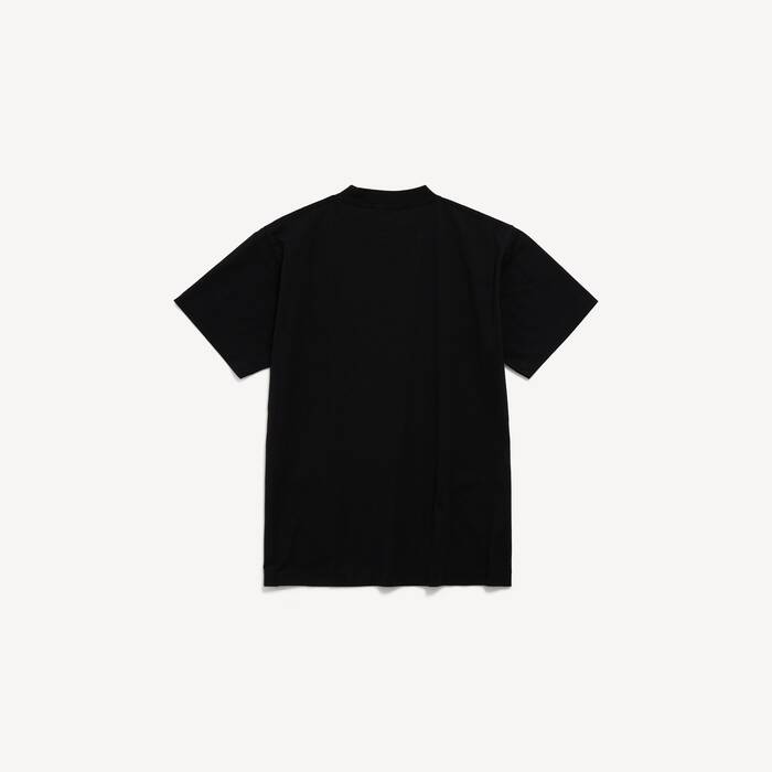 Women's Bodies Short Sleeves T-shirt in Black - Women | Balenciaga Republic Of Korea EN - Image 2