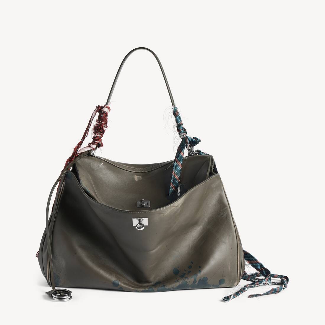 발렌시아가 남성용 로데오 핸드백 라지 7897442ACAH3617