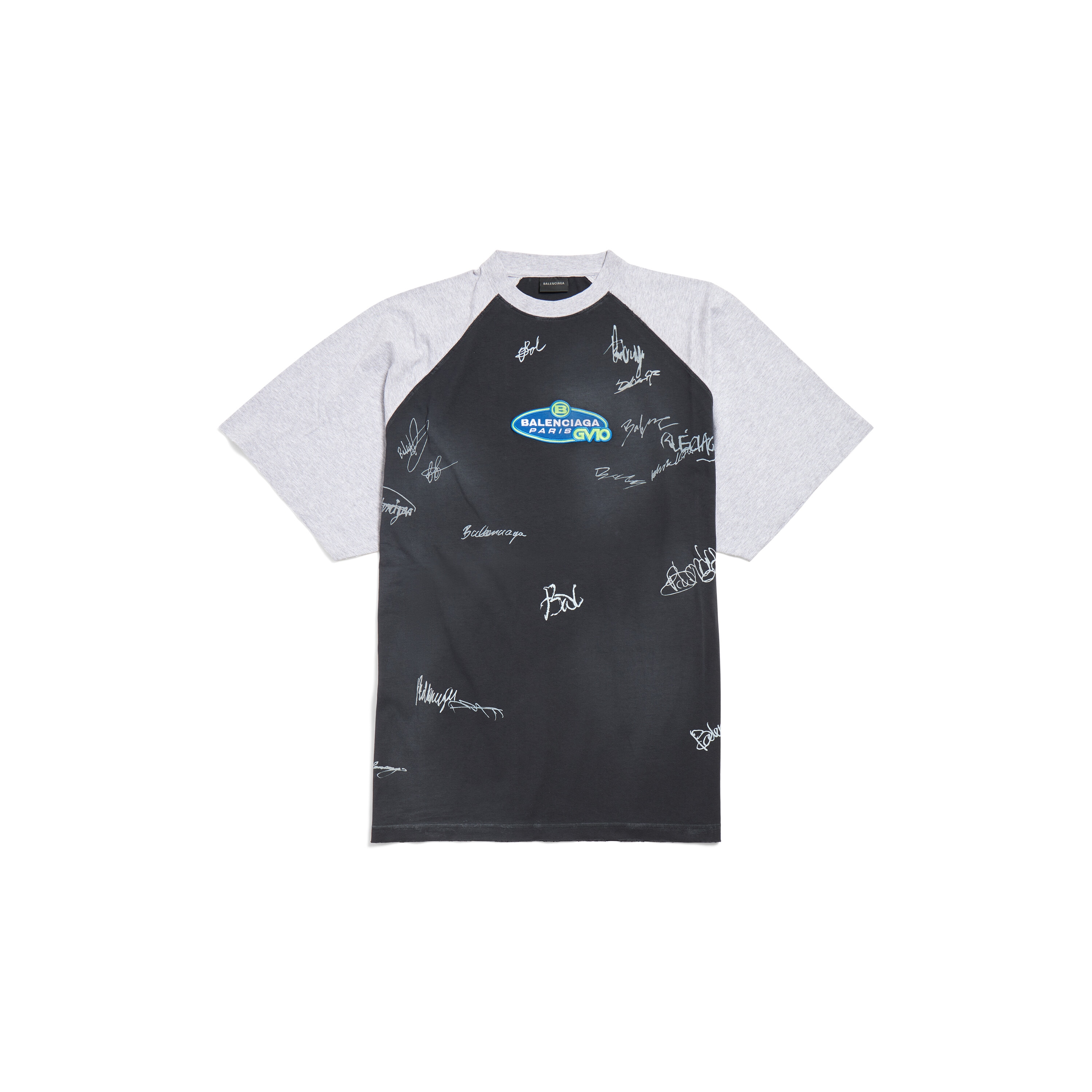 BALENCIAGA ダークグレー Tシャツ Lサイズ BALENCIAGA バレンシアガ 22SS Sporty B Apparel Rentals Tee