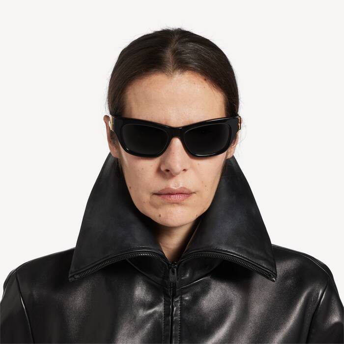 Women's Cosmo Cat Sunglasses in Black - Women | Balenciaga United States EN - Image 2