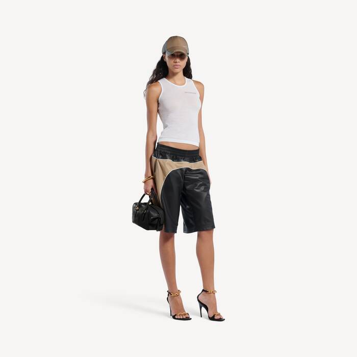 Camiseta Sin Mangas para Mujer en Blanco - Mujer | Balenciaga Espa&ntilde;a ES - Image 3