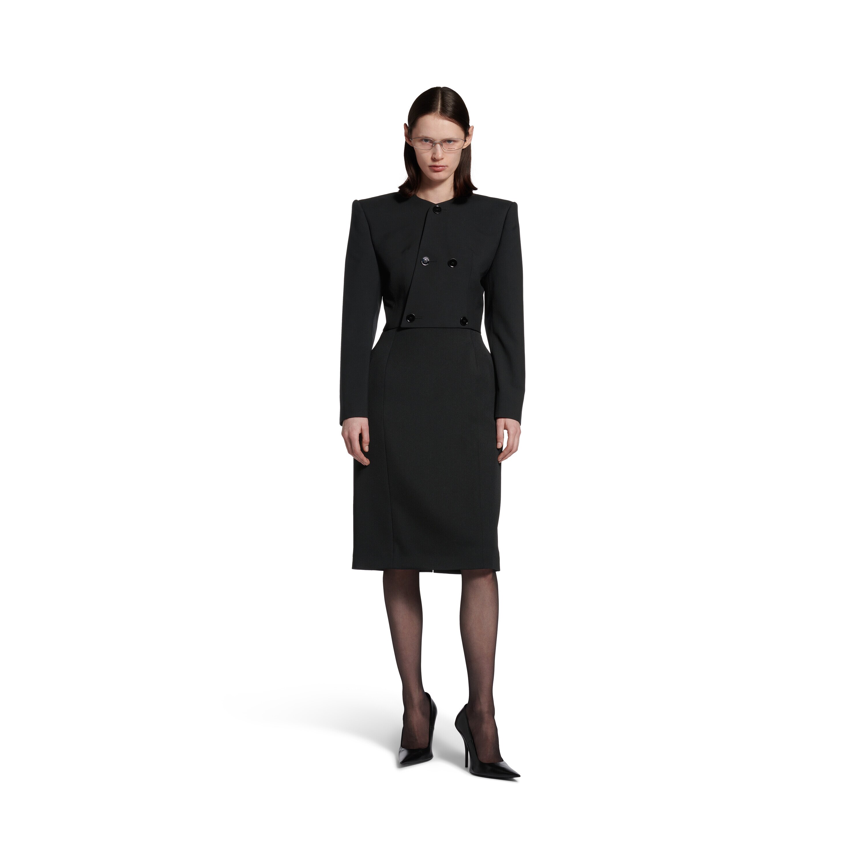 Women's Spencer Tailored Jacket in Black | Balenciaga US
