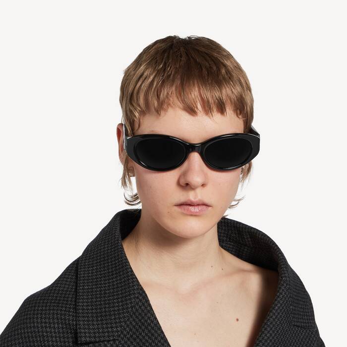 Women's Cosmo Round Af Sunglasses in Black - Women | Balenciaga Netherlands EN - Image 2