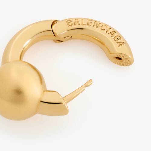 atom hoop earrings