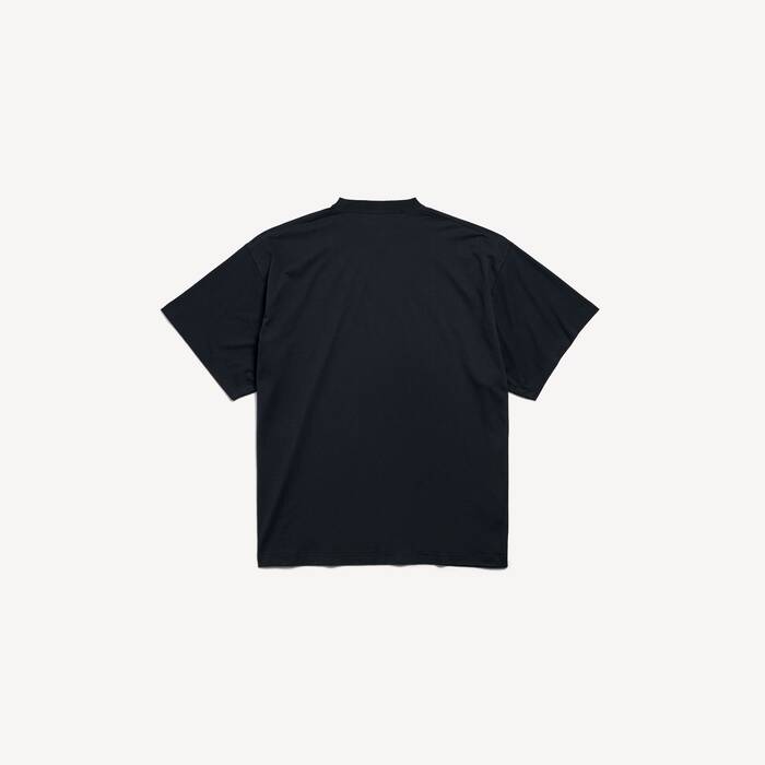 Balenciaga | Automobili Lamborghini Oversized-t-shirt f&uuml;r Herren in Verblasstes Schwarz - Herren | Balenciaga Deutschland DE - Image 2