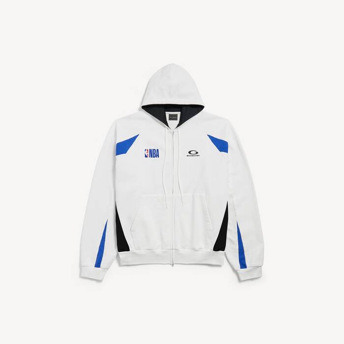 balenciaga | nba collaboration オーバーサイズ ジップアップ フーディ