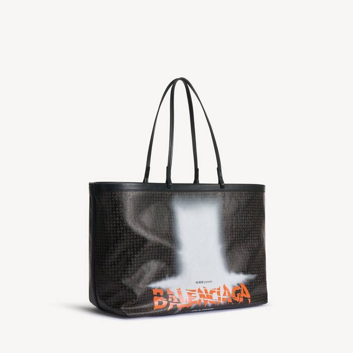 Select Tragetasche Gro&szlig; f&uuml;r Damen in Schwarz/orange - Damen | Balenciaga Deutschland DE - Image 2