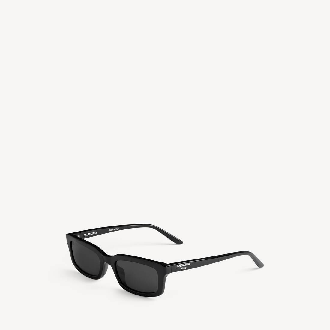 Daily Rectangle Sunglasses in Black | Balenciaga Netherlands EN - Image 4