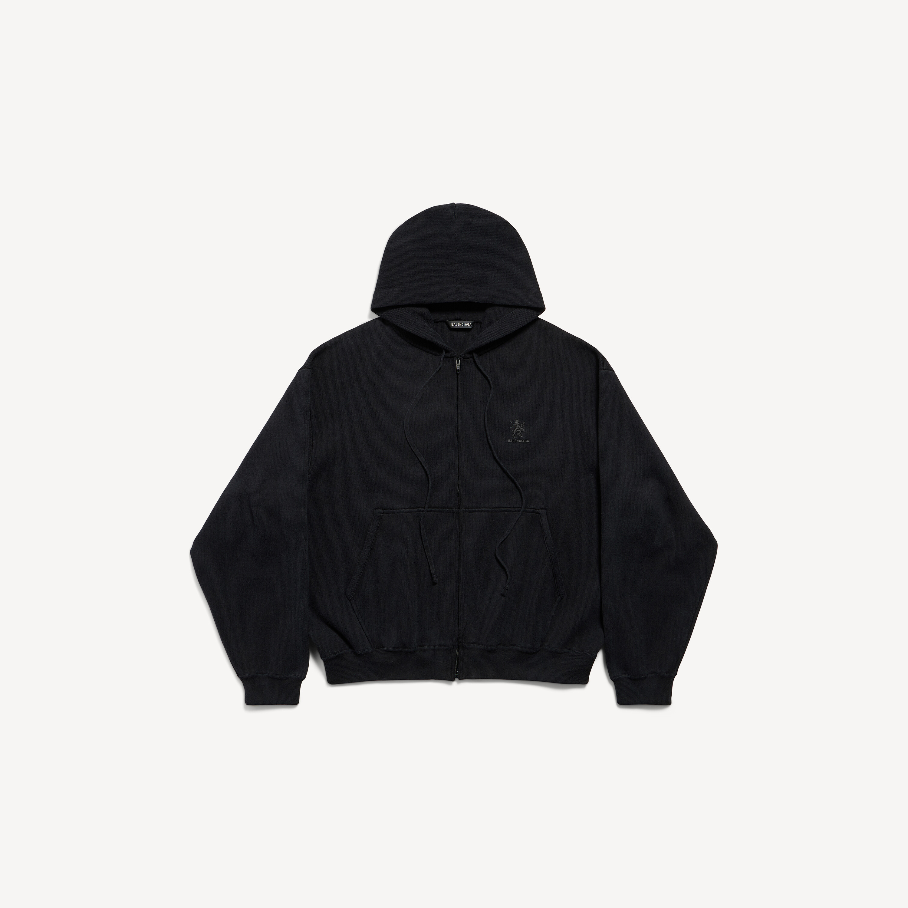 Lion zip-up hoodie