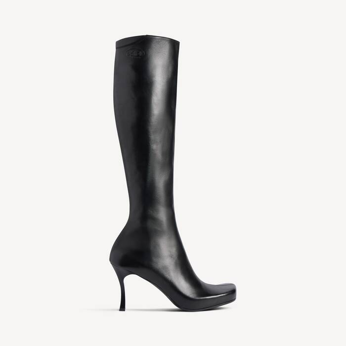 Stivali Balenciaga I Scholl da Donna in Nero - Donna | Balenciaga Italia IT - Image 1