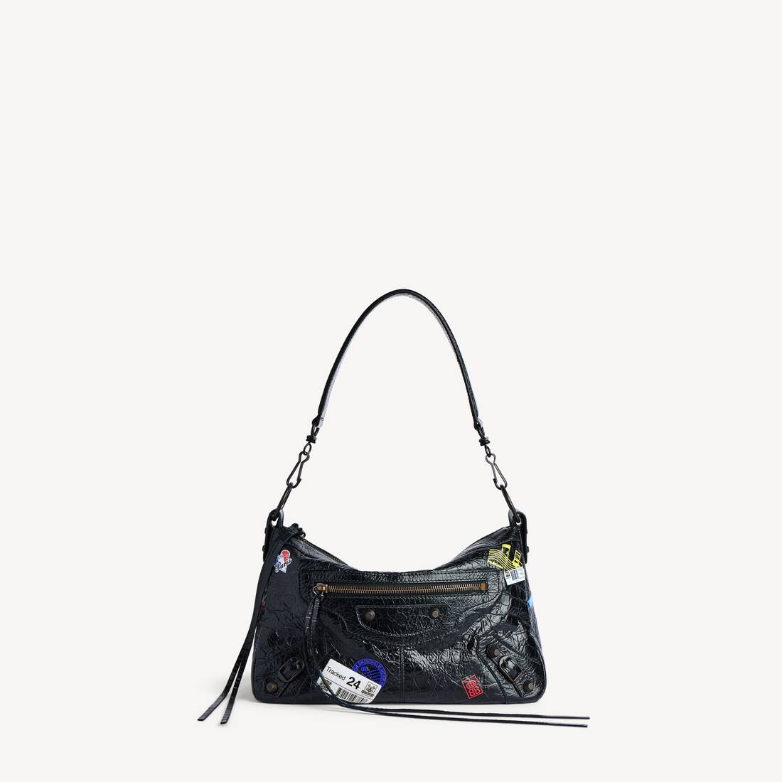 Men's Le City Moto Bag Small in Black | Balenciaga Republic Of Korea EN - Image 4