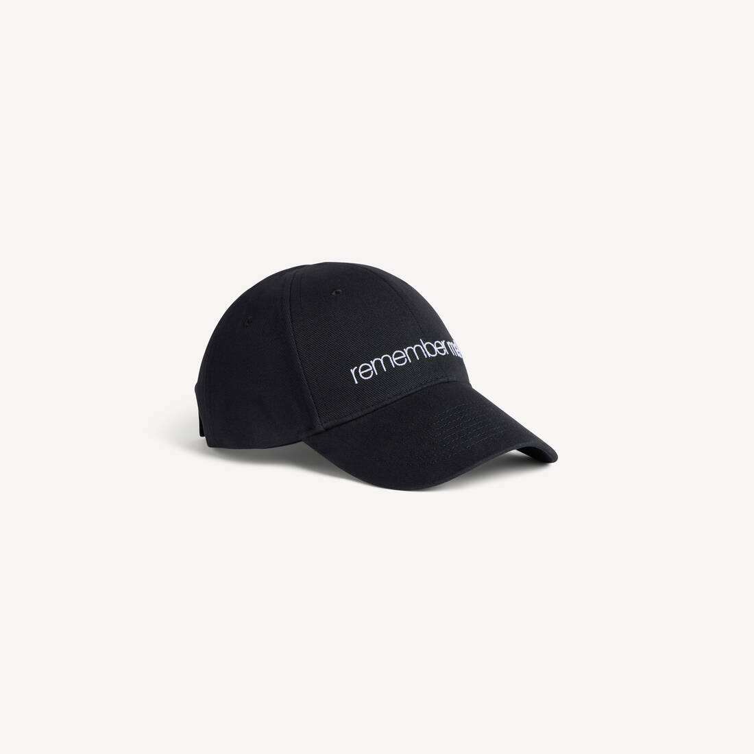 Men's Remember Me? Cap in Black | Balenciaga United States EN - Image 2