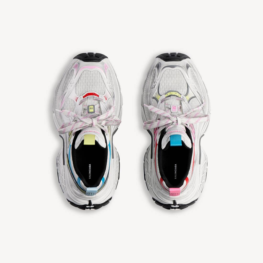 Women's 6xl Sneaker in White/pink/multicolored/black | Balenciaga Saudi Arabia EN - Image 6