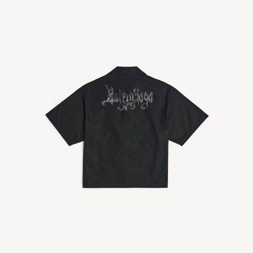 chemise bowling &agrave; manches courtes sketchy