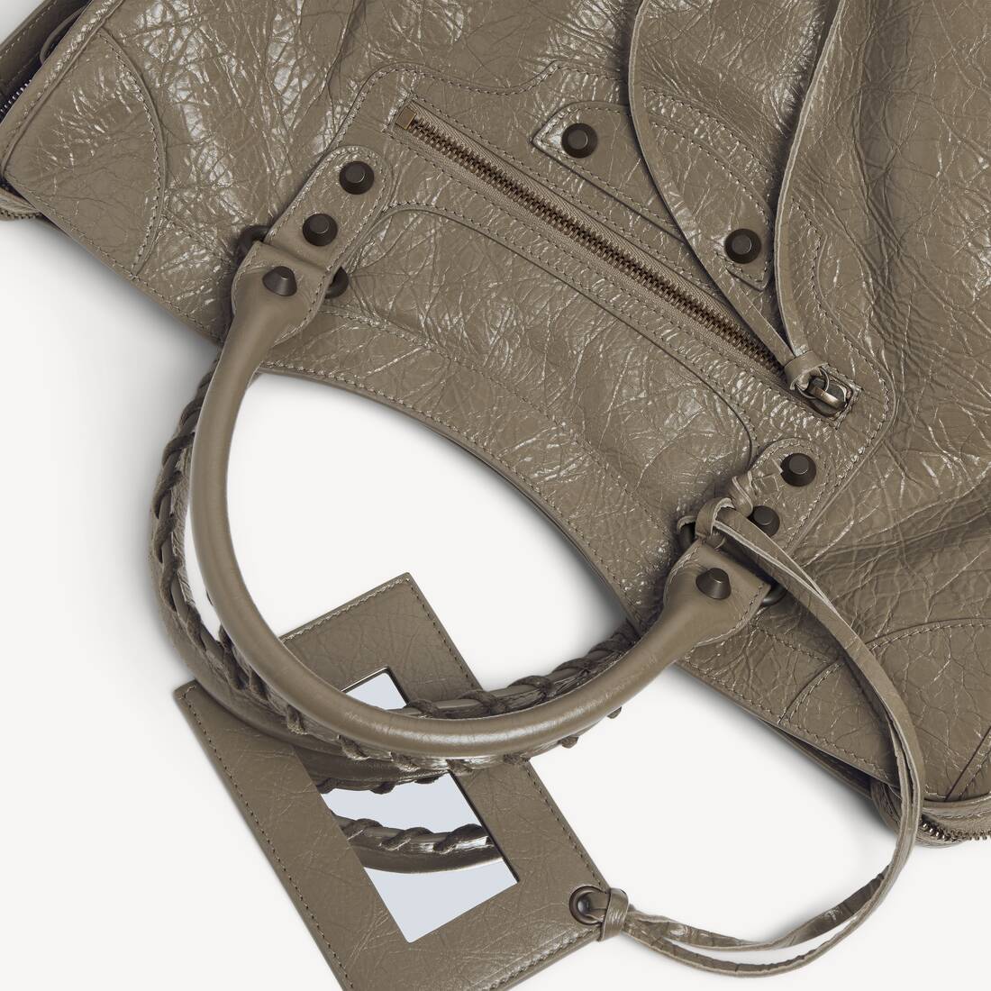 Women's Le City Bag Medium in Army Green | Balenciaga Republic Of Korea EN - Image 6
