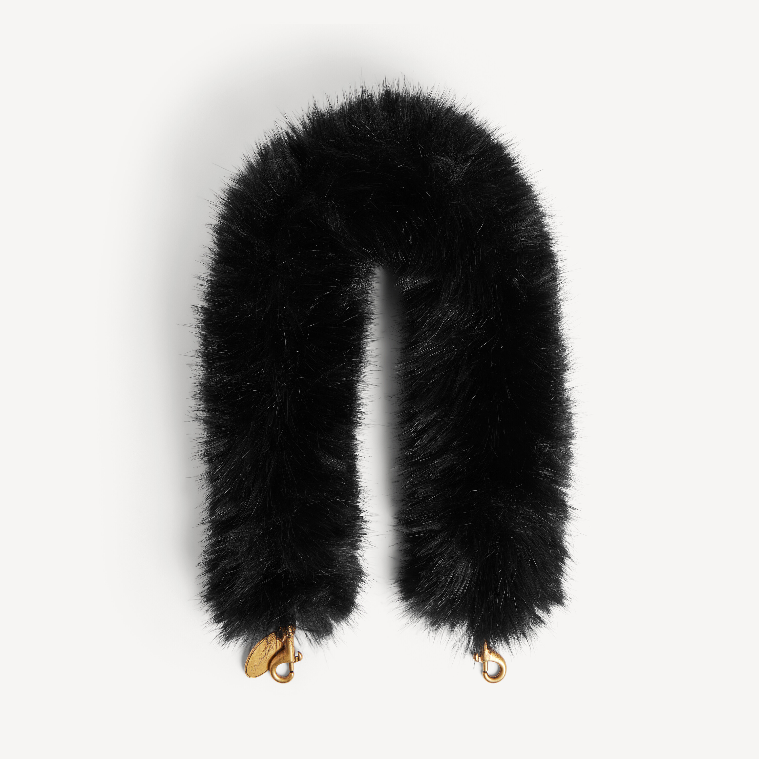 Faux fur strap