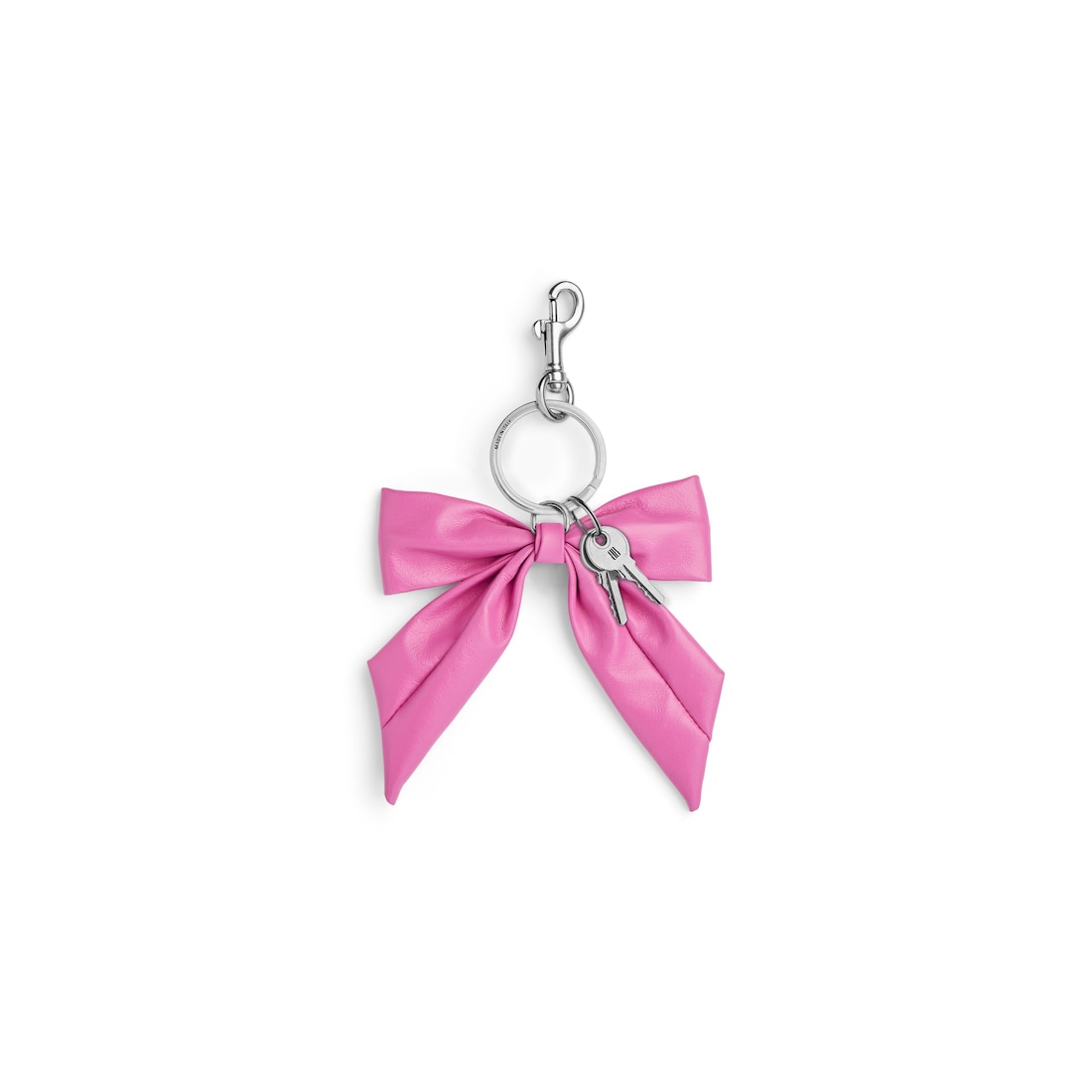 【送料込】BALENCIAGA★Bow キーリング BB bow-detail leather keychain in pink - Balenciaga | Mytheresa