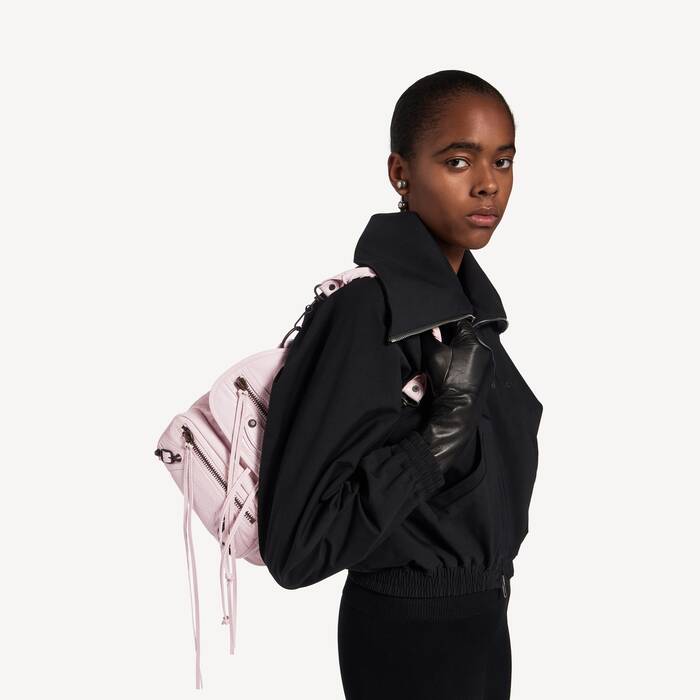 Women's Le City Backpack Mini in Petal Pink - Women | Balenciaga Australia EN - Image 2