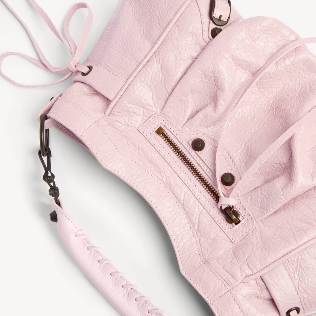 Bolso Bucket Le City Peque&ntilde;o para Mujer en Rosa P&eacute;talo | Balenciaga Espa&ntilde;a ES - Image 6
