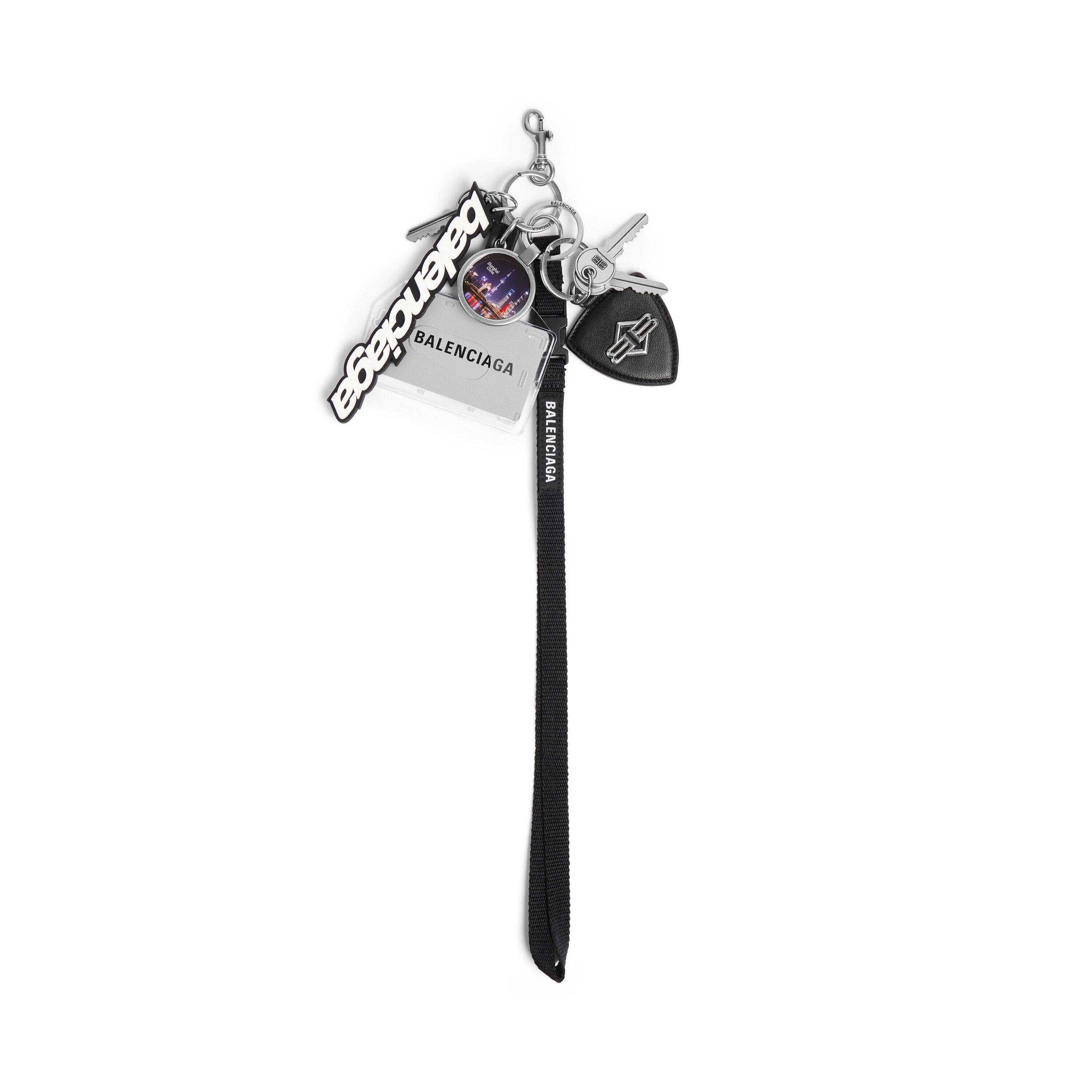 BALENCIAGA ブラック キーホルダー メンズ's チャーム＆モバイルアクセサリー | Balenciaga JP