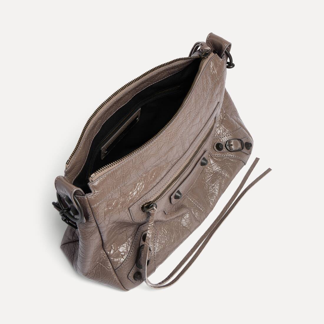 Men's Le City Moto Small in Dark Noix | Balenciaga Zimbabwe EN - Image 5