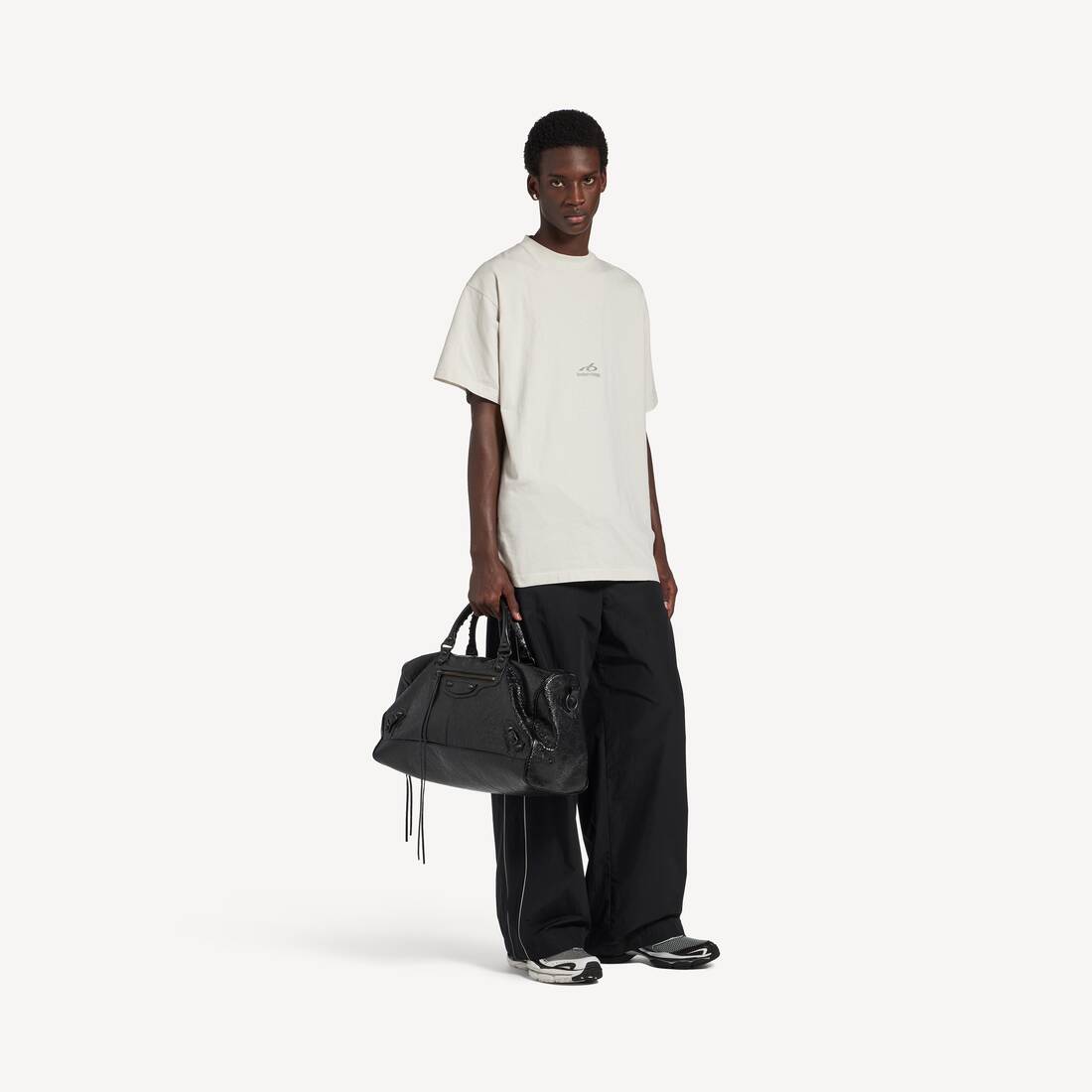 Men's Bodies Oversized T-shirt in Ivory | Balenciaga Republic Of Korea EN - Image 2