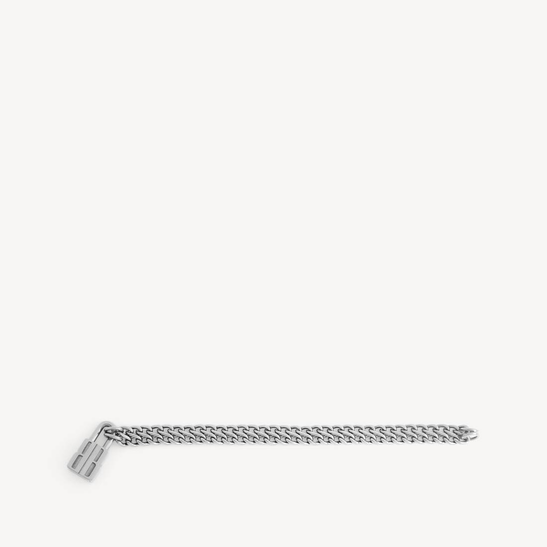 Bracelet Nano Lock pour Femme en Argent | Balenciaga Belgique FR - Image 2