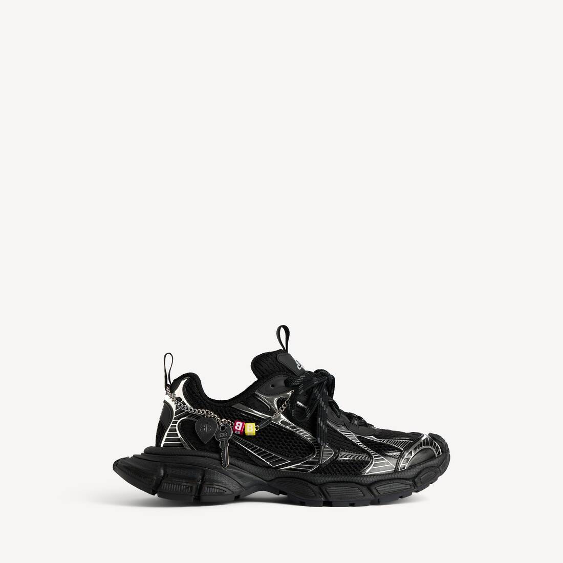 3xl sneaker with charms — 734734W3XCN1000