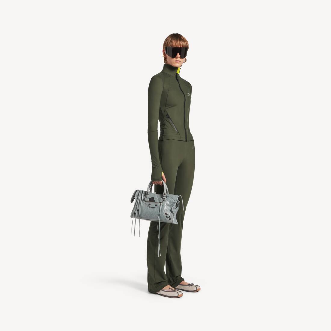 Women's Le City Bag Small in Blue Grey | Balenciaga Australia EN - Image 7