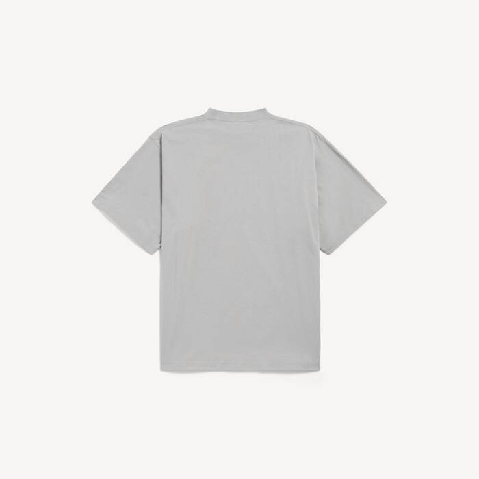 Men's Vintage Surfer Oversized T-shirt in Balenciaga Grey - Men | Balenciaga Canada EN - Image 2