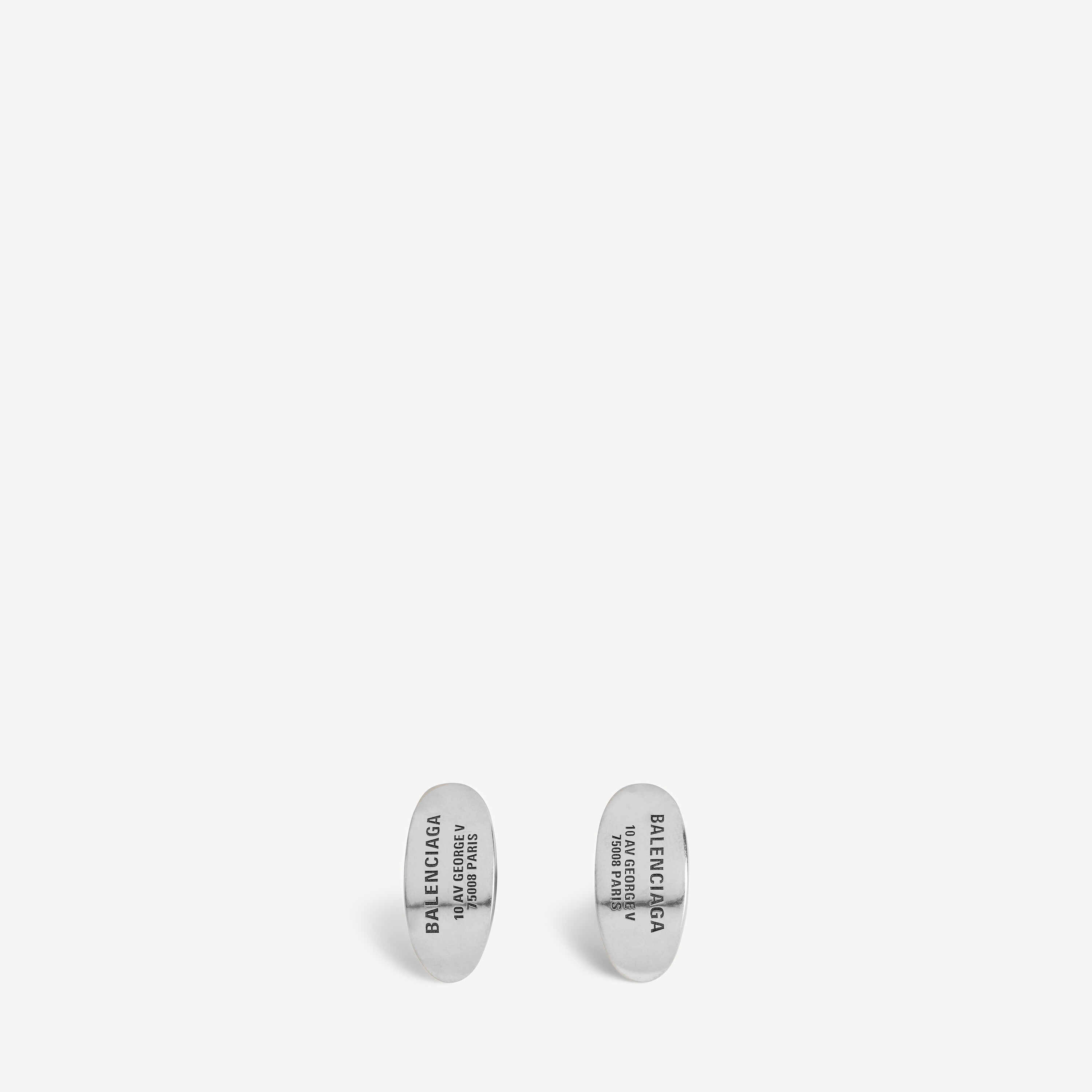Everyday Stud Earrings in Antique Silver