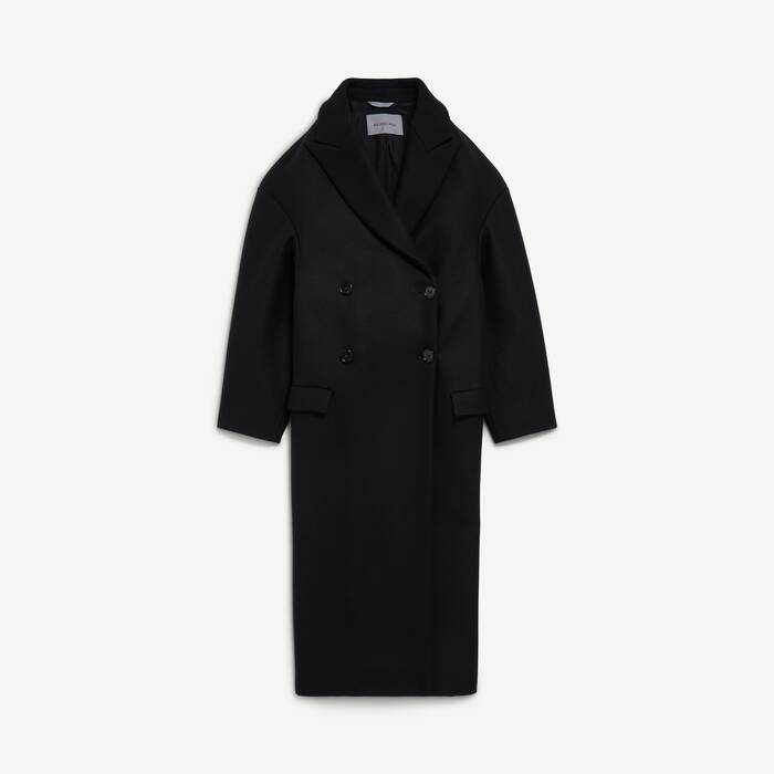 maxi stola coat