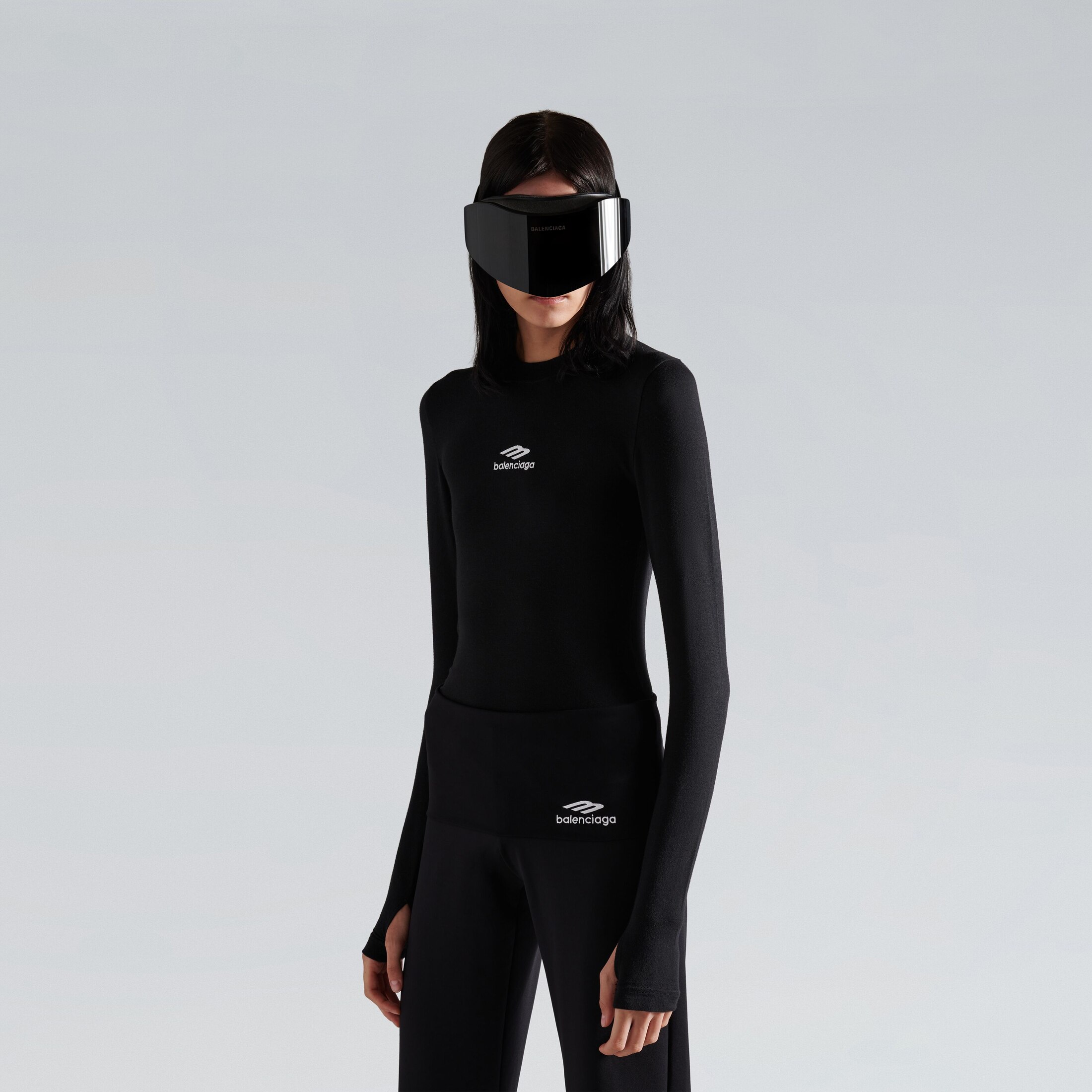 3b sports icon long sleeve fitted crewneck top