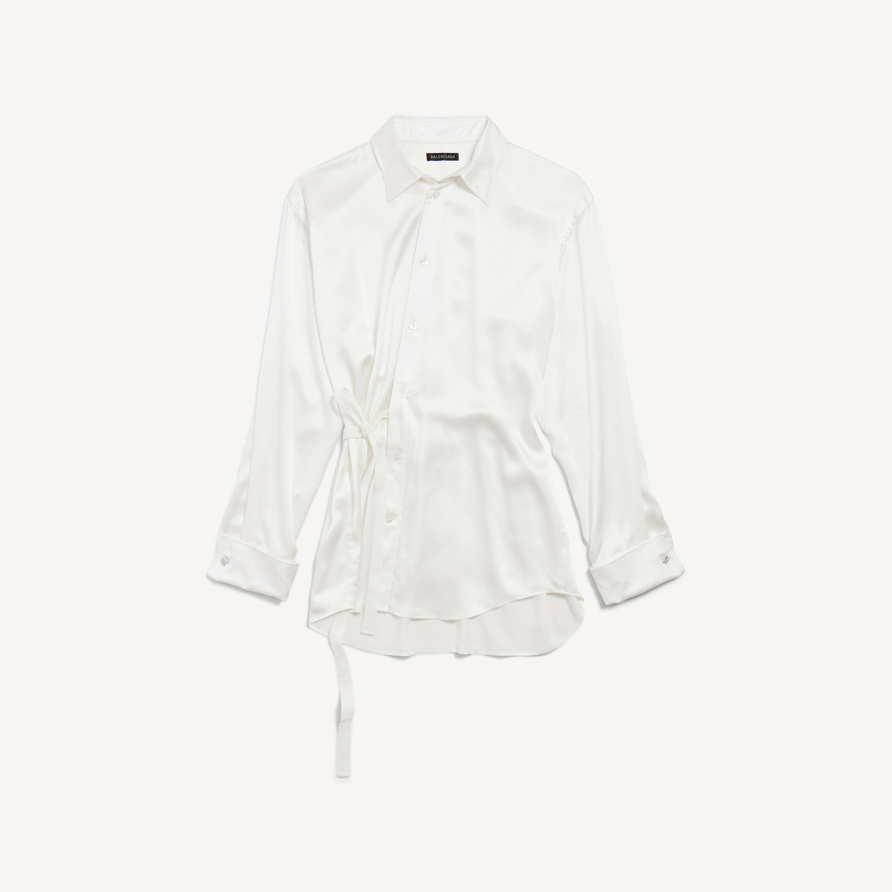 BALENCIAGA　シルク　トップス Scarf top